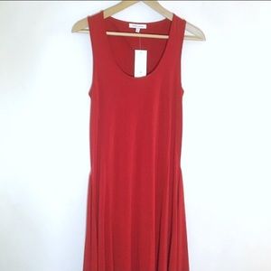 Elizabeth and James red fit and flare maxi dress